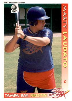 1998 Grandstand Tampa Bay FireStix #NNO Marty Laudato Front